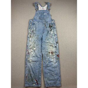 Vintage  Fresh Produce Artist Painter Overalls Fits ~30x27” Distressed USA Sz M